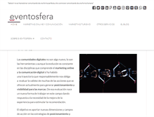 Tablet Screenshot of eventosfera.com